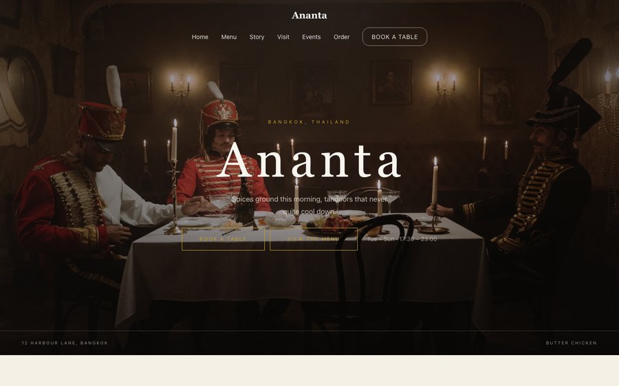 Ananta template
