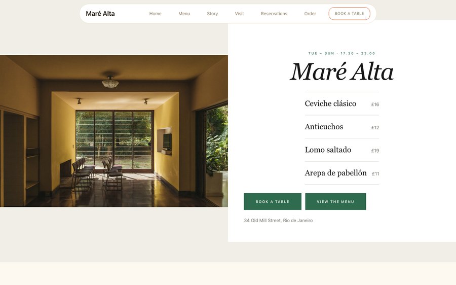 Maré Alta template