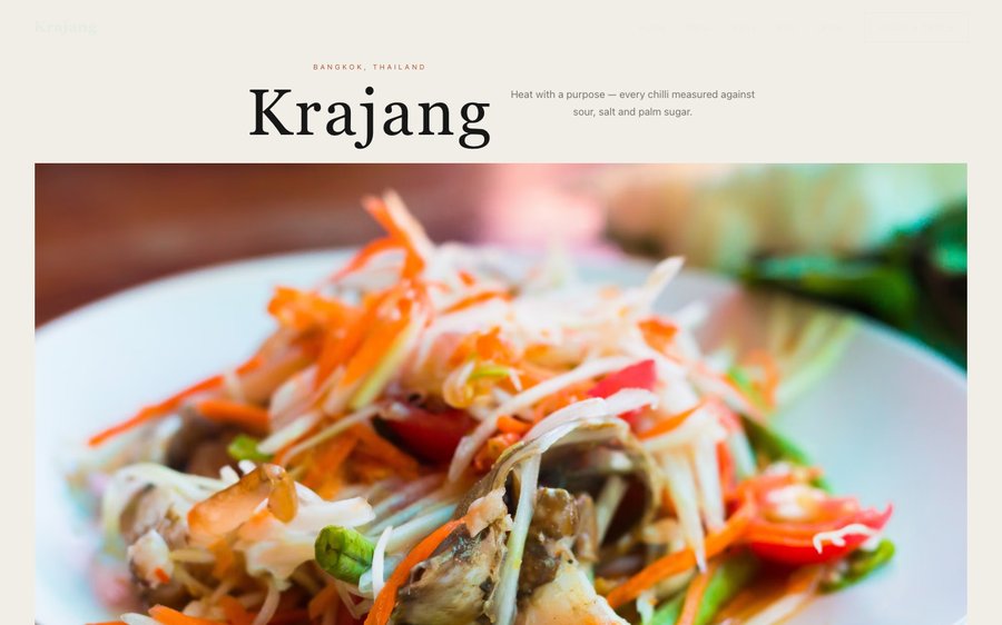 Krajang template