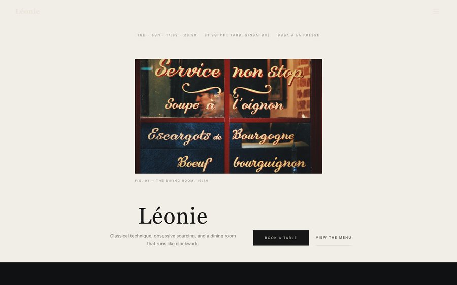 Léonie template