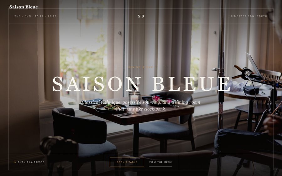 Saison Bleue template