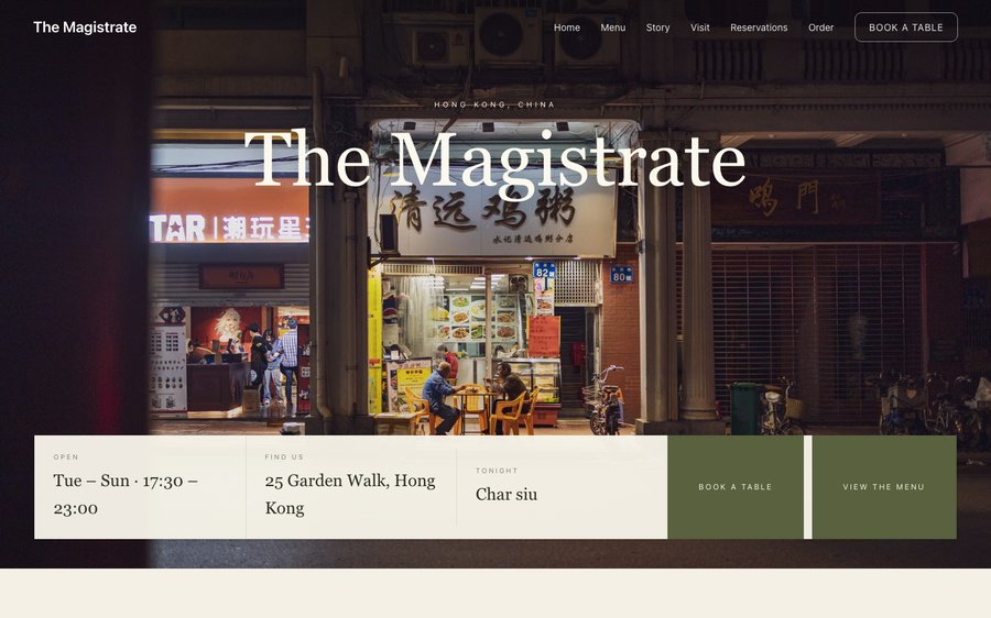 The Magistrate template