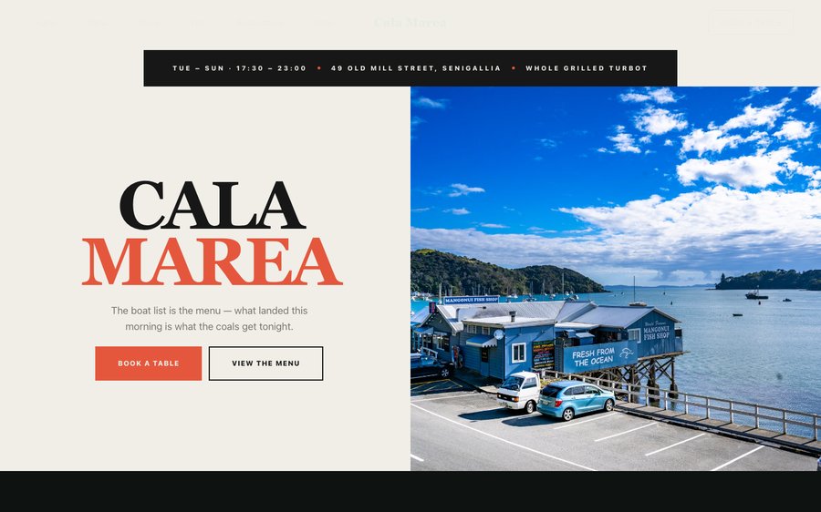Cala Marea template